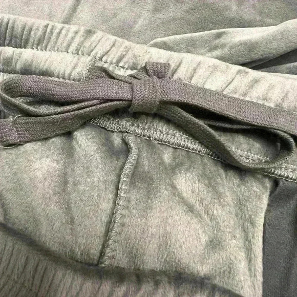 SKIMS VELOUR Wide Leg Track PANTS In Gunmetal Size Medium - Picture 10 of 10